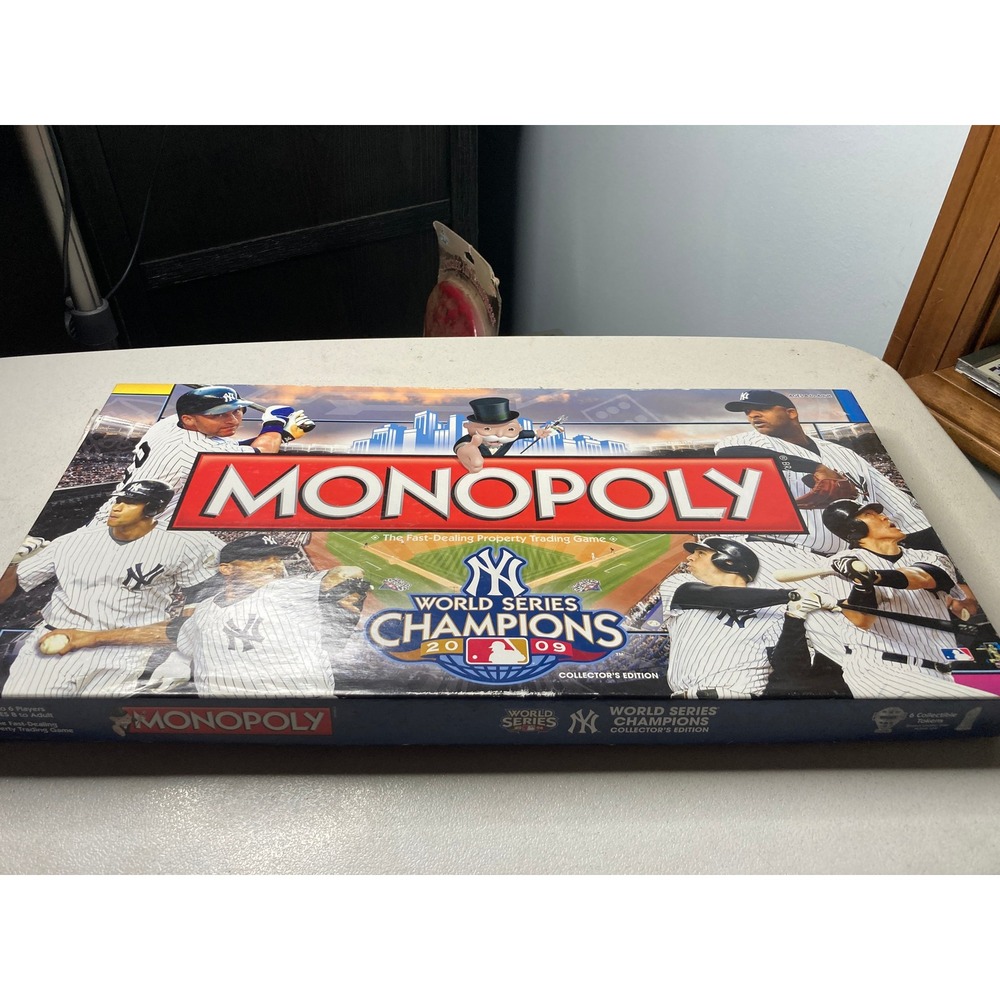 Monopoly New York Yankees 2009 World Series Champions Collector Edition Complete